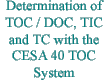 to the technical information CESA 40 TOC
